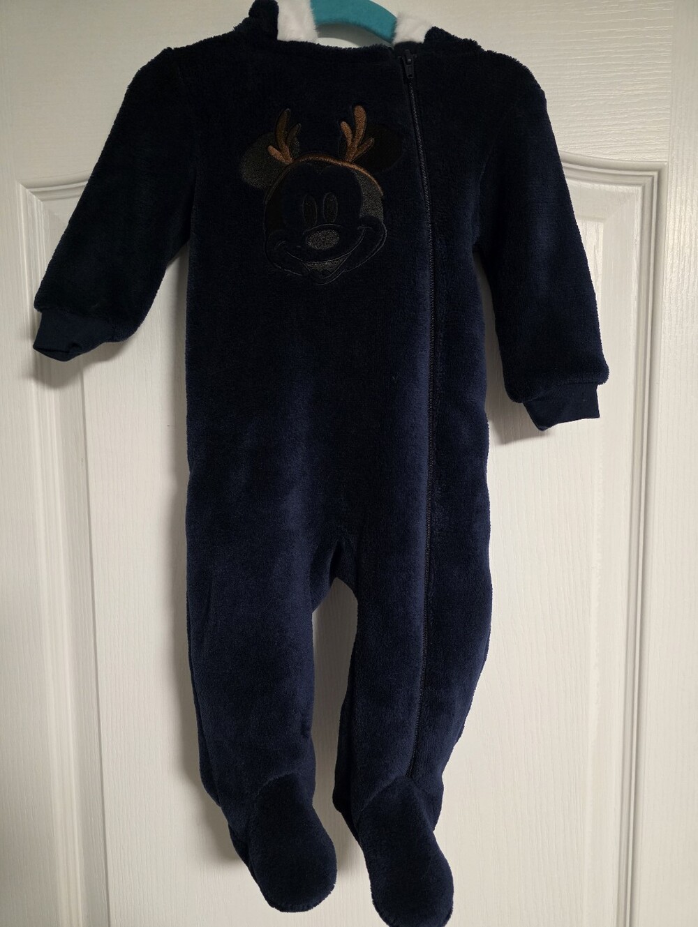 Disney Baby Winter Christmas Mickey Bunting Suit